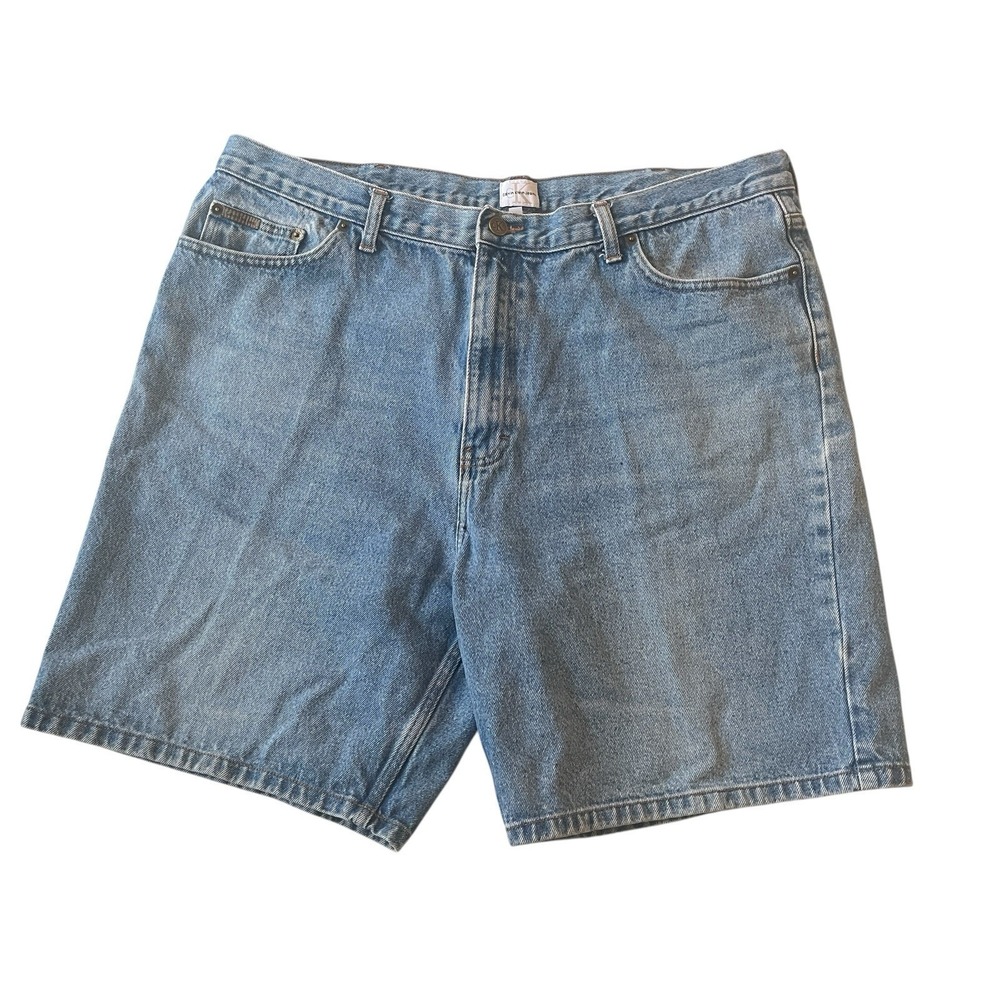 VTG Calvin‎ Klein Jeans Men's Size 40 Light Wash Jean Shorts 100% Cotton